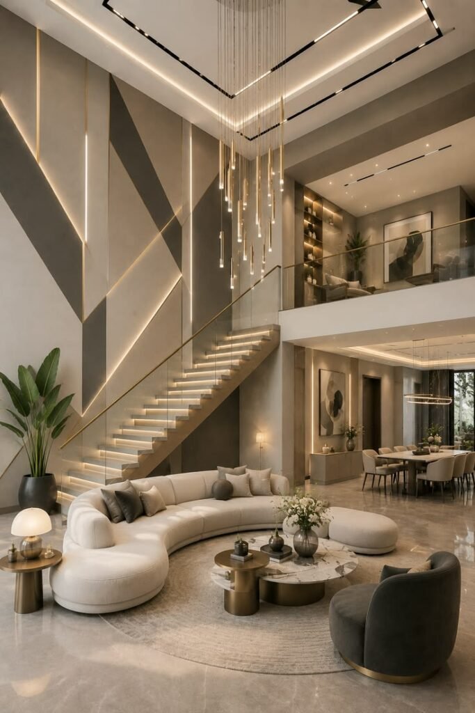 Geometric Luxury Interior Design